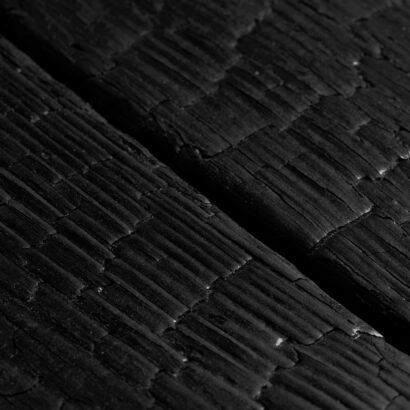 Deep Charred Scandinavian Spruce Wood