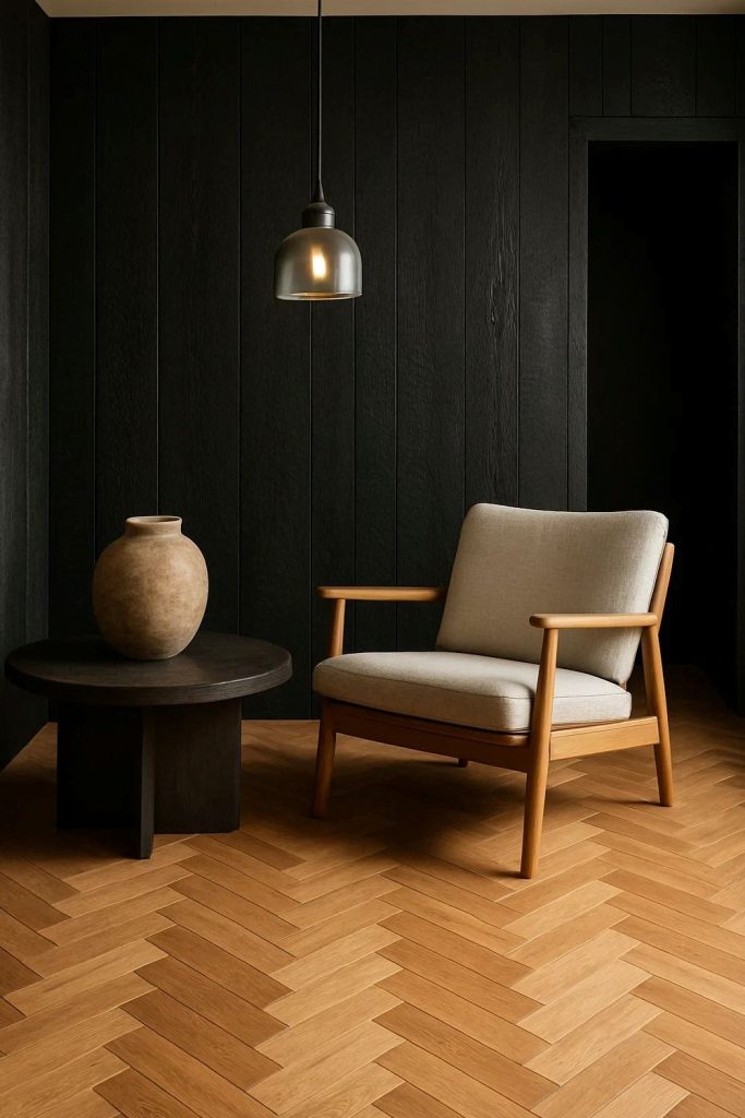 Black Cladding For Interior